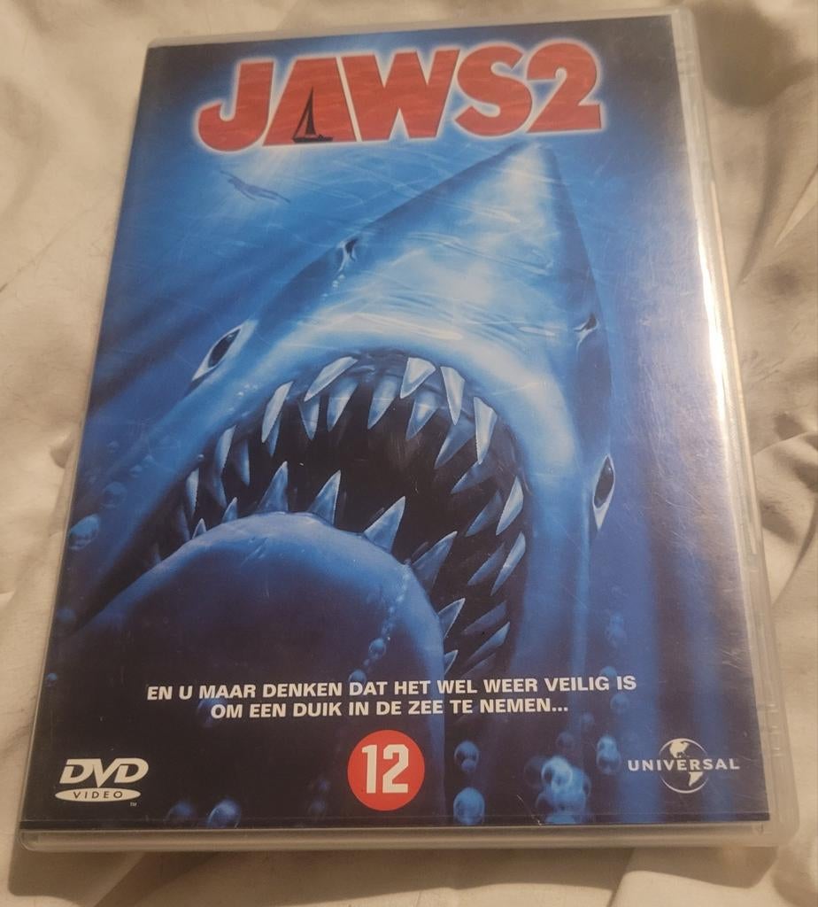 Jaws 2 DVD - Klassieke Horrorfilm, Cd's en Dvd's, Vanaf 12 jaar, Ophalen, Gebruikt, Overige genres