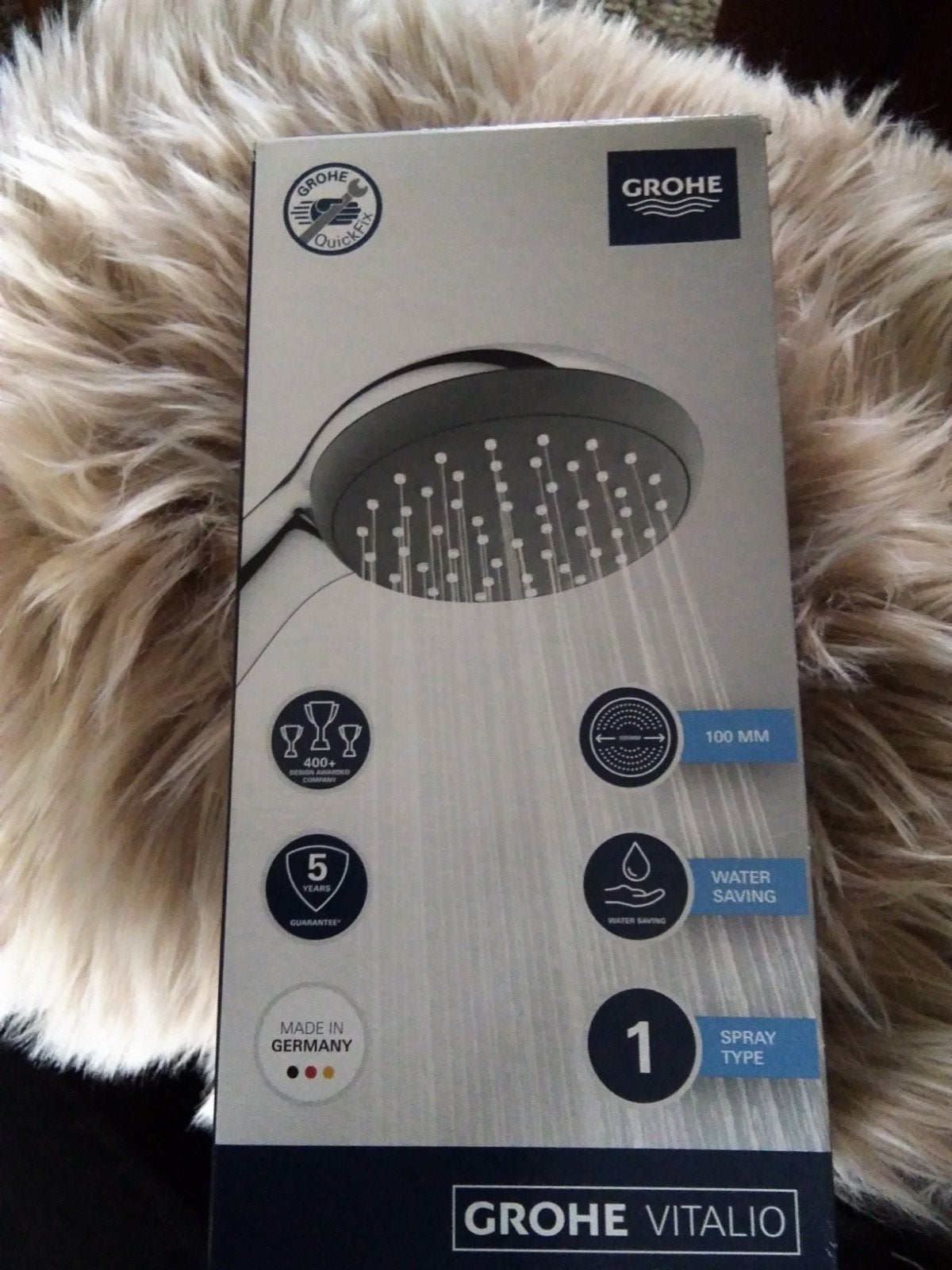 Nieuwe waterbesparende douchekop van Grohe., Ophalen, Nieuw
