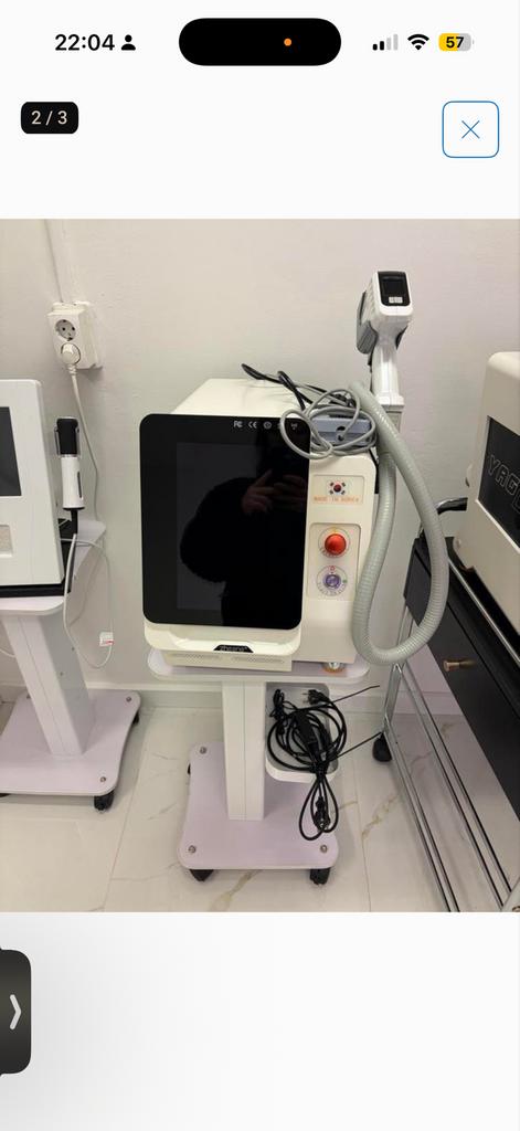 Diode Laser 2X - Professionele ontharingslaser, Ophalen of Verzenden, Zo goed als nieuw, Scheren en Epileren