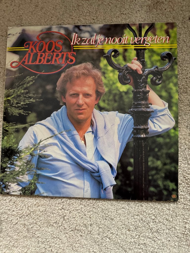 Koos Albers 2 LP's, Ophalen of Verzenden, Zo goed als nieuw, Overige formaten, Levenslied of Smartlap