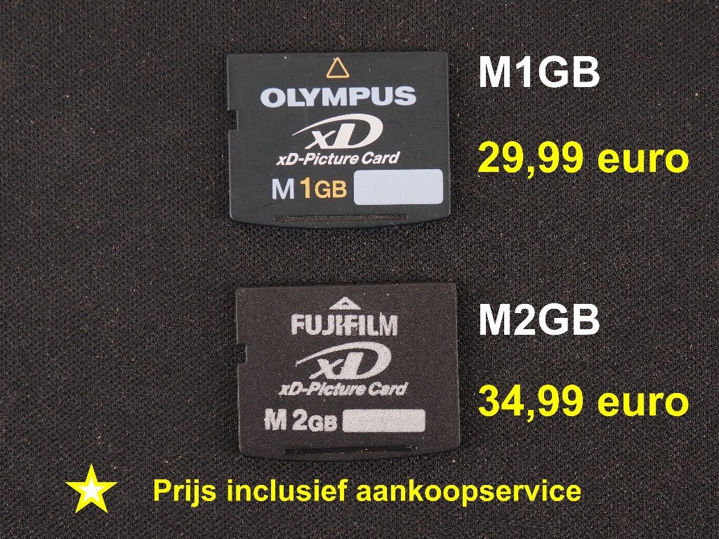 XD geheugenkaart OLYMPUS / FUJI / FULIFILM + AANKOOPSERVICE, XD, OLYMPUS / FUJI / FUJIFILM, Ophalen of Verzenden, Zo goed als nieuw