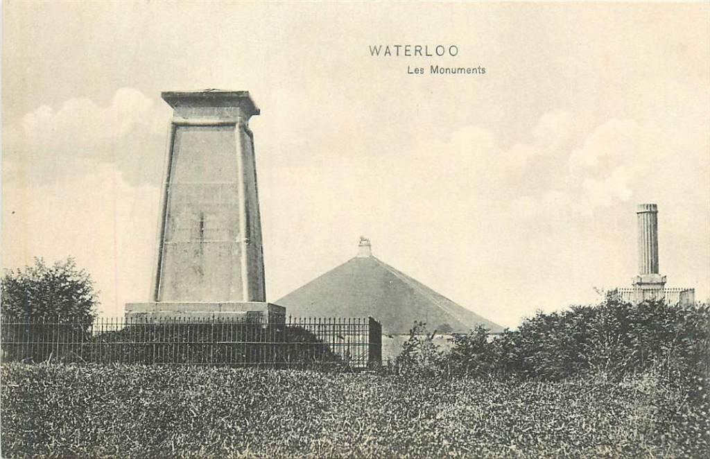 381-320-017 Waterloo Les Monuments, Verzenden, Voor 1920, Overig Europa
