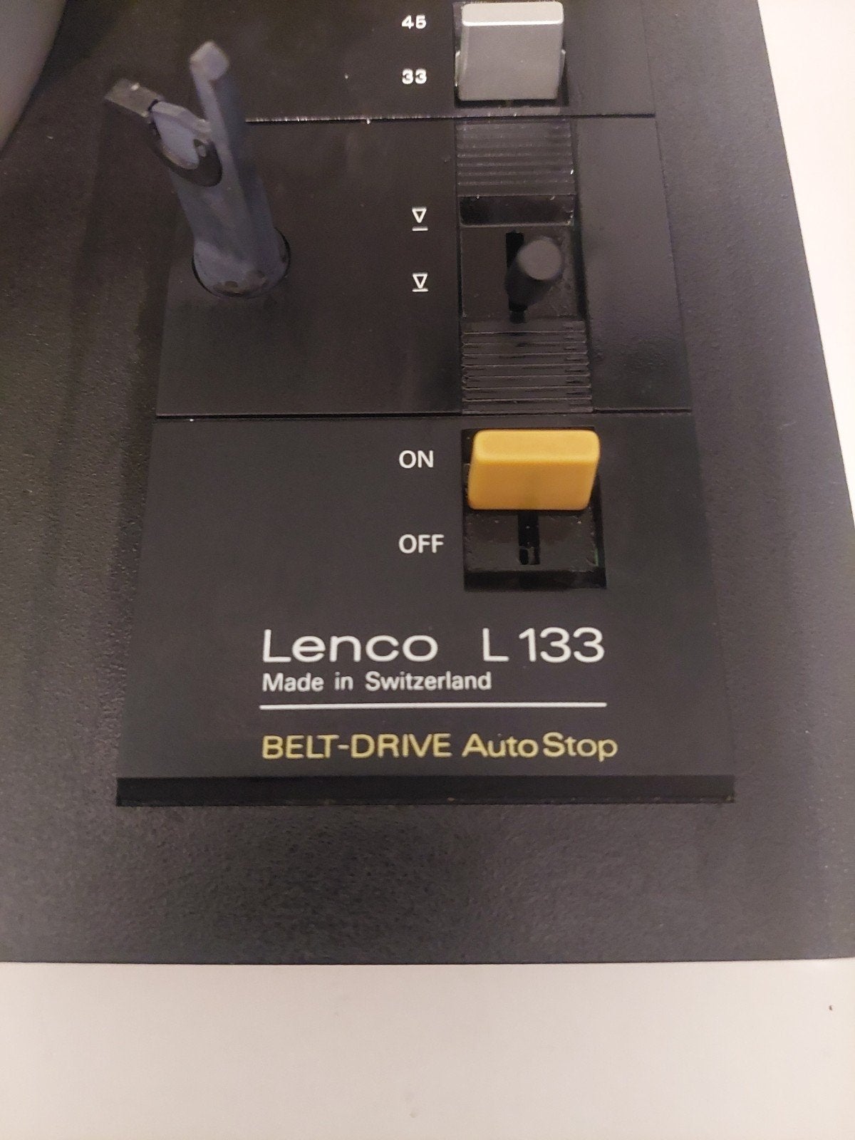 Lenco L133 belt drive uit 1977, Ophalen, Refurbished, Platenspeler, Overige merken