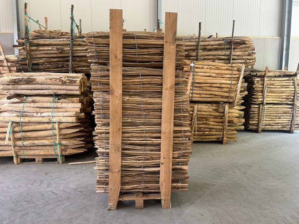 Robinia hekwerk 120 cm, Ophalen of Verzenden, Nieuw, Hout, Tuinhek