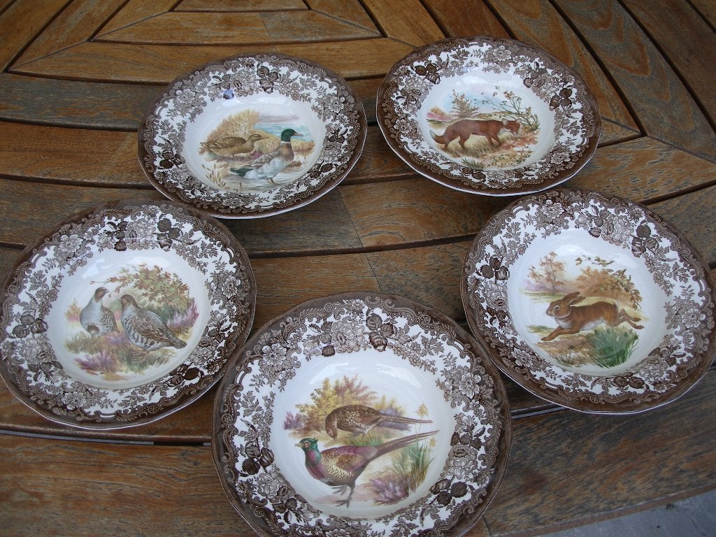 Royal Worcester Palissy game jachtservies., Ophalen of Verzenden, Zo goed als nieuw, Bord(en), Overige stijlen