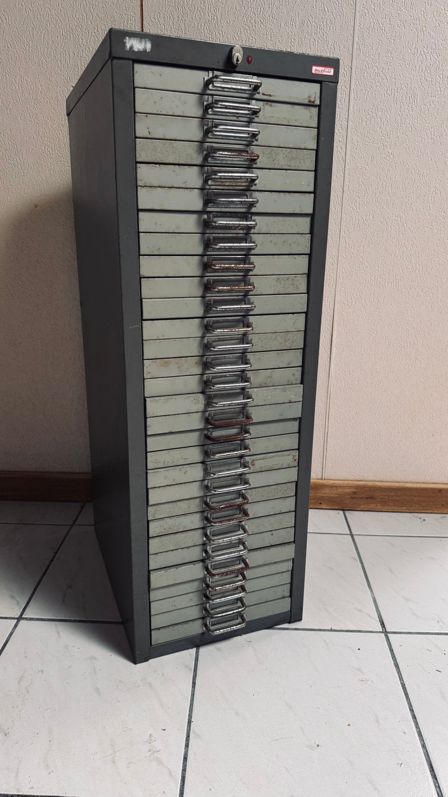 BackField metalen ladekast, Huis en Inrichting, Ophalen, Minder dan 50 cm, Zo goed als nieuw, Minder dan 100 cm
