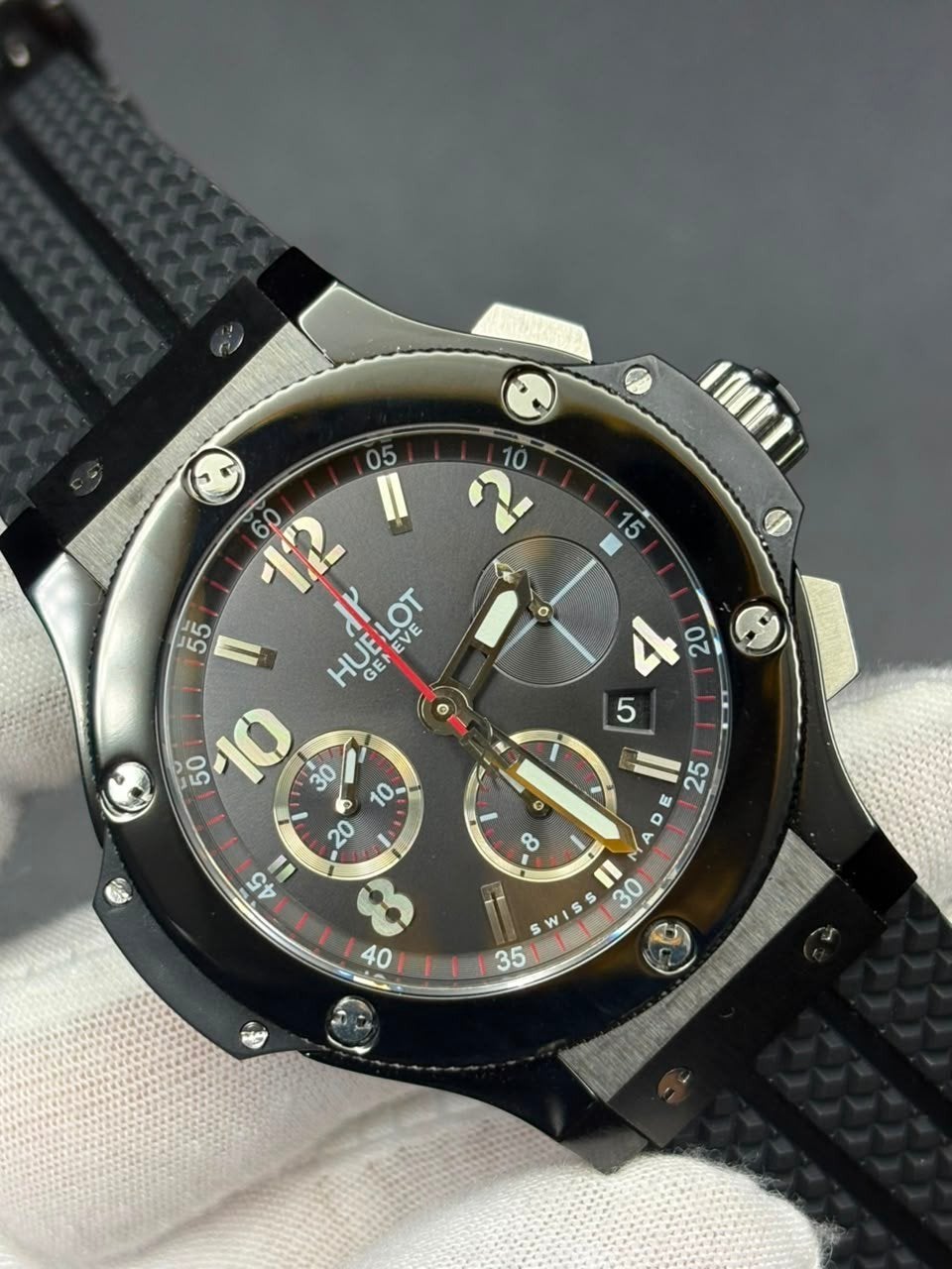 Hublot Big Bang 44mm, Ophalen of Verzenden, Nieuw, Zwart, Android