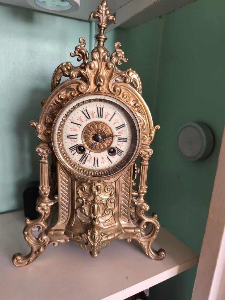 Antieke Franse pendule, Antiek en Kunst, Antiek | Klokken, Ophalen