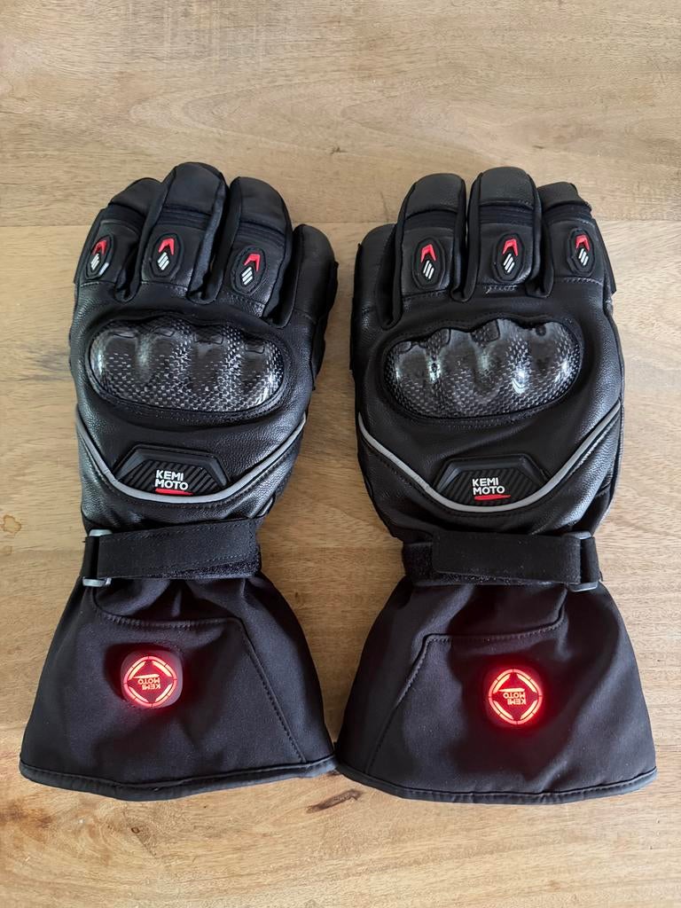 Verwarmde motor handschoenen, Motoren, Kleding | Motorkleding, Ophalen of Verzenden, Tweedehands, Handschoenen
