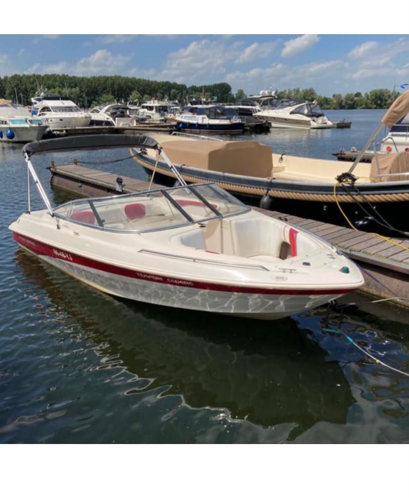 Monterey 19ft bowrider, Watersport en Boten, Speedboten, Binnenboordmotor, 190 pk, 120 tot 200 pk, Ophalen of Verzenden