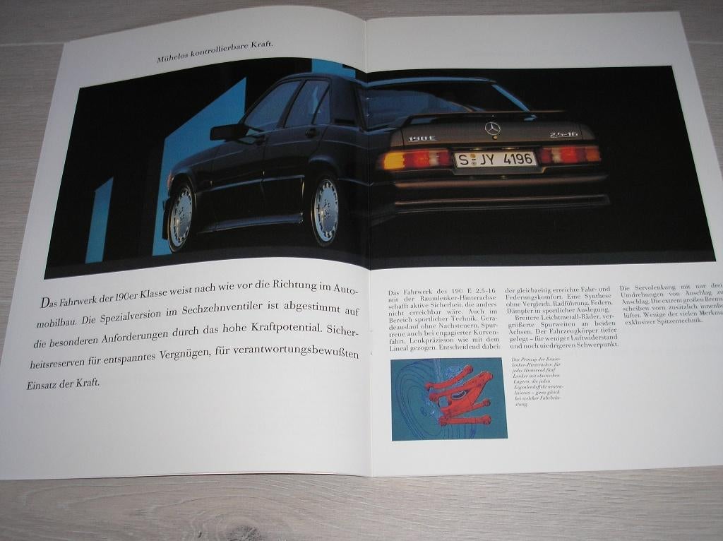 Der 190 E 2.5-16 von Mercedes-Benz, W201, augustus 1991, Ophalen of Verzenden, Zo goed als nieuw, Mercedes