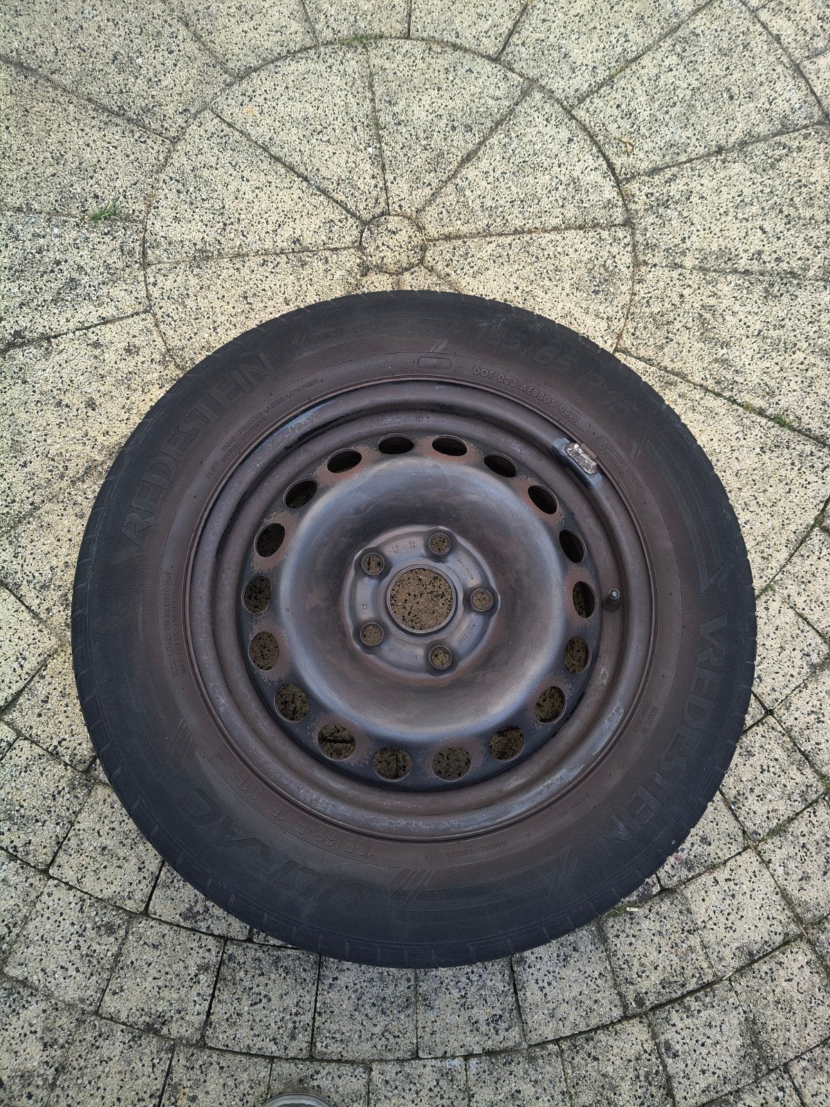 Reservewiel 5x108 195/65/15, Ophalen, Gebruikt