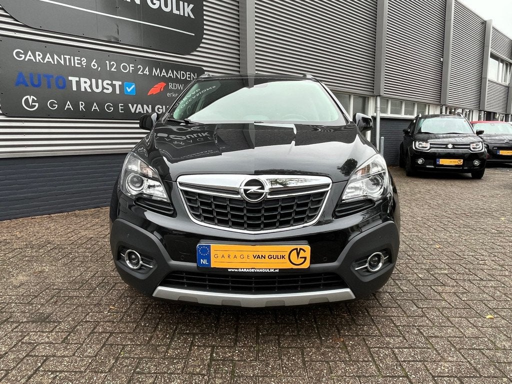 Opel Mokka 1.4 T 140PK Navi,Clima,Cruise,Isofix,Bluetooth,El, Auto's, Opel, Bi-Xenon koplampen, Gebruikt, 4 cilinders, Leder en Stof