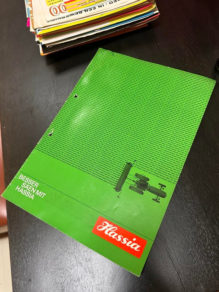 Oude reclame folder Hassia - Besser Säen Mit Hassia, Ophalen, Zo goed als nieuw