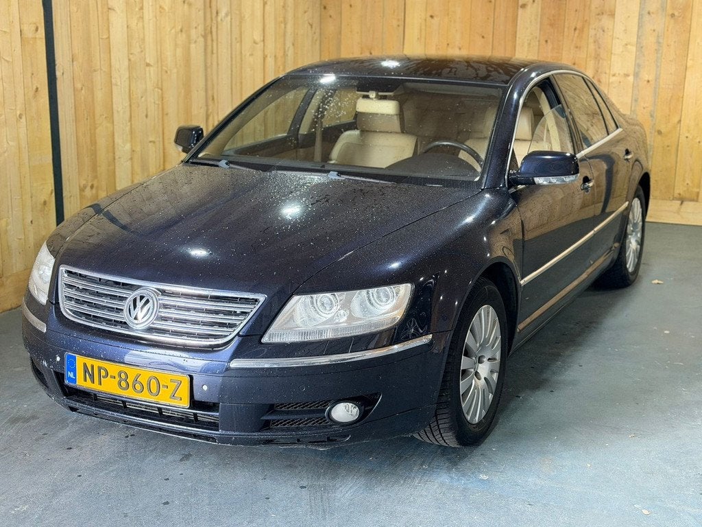 Volkswagen Phaeton 4.2 V8 5p. Highline, Auto's, Volkswagen, 4172 cc, Gebruikt, 8 cilinders, Blauw