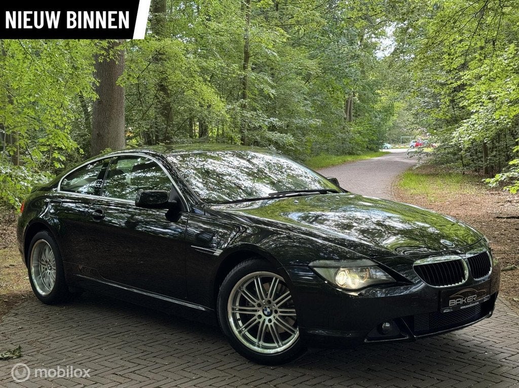 BMW 6-serie 630i ~ Youngtimer ~ Leder ~ Youngtimer ~ Xenon ~, Auto's, BMW, Bedrijf, Te koop, 6-Serie, ABS, Airbags, Airconditioning