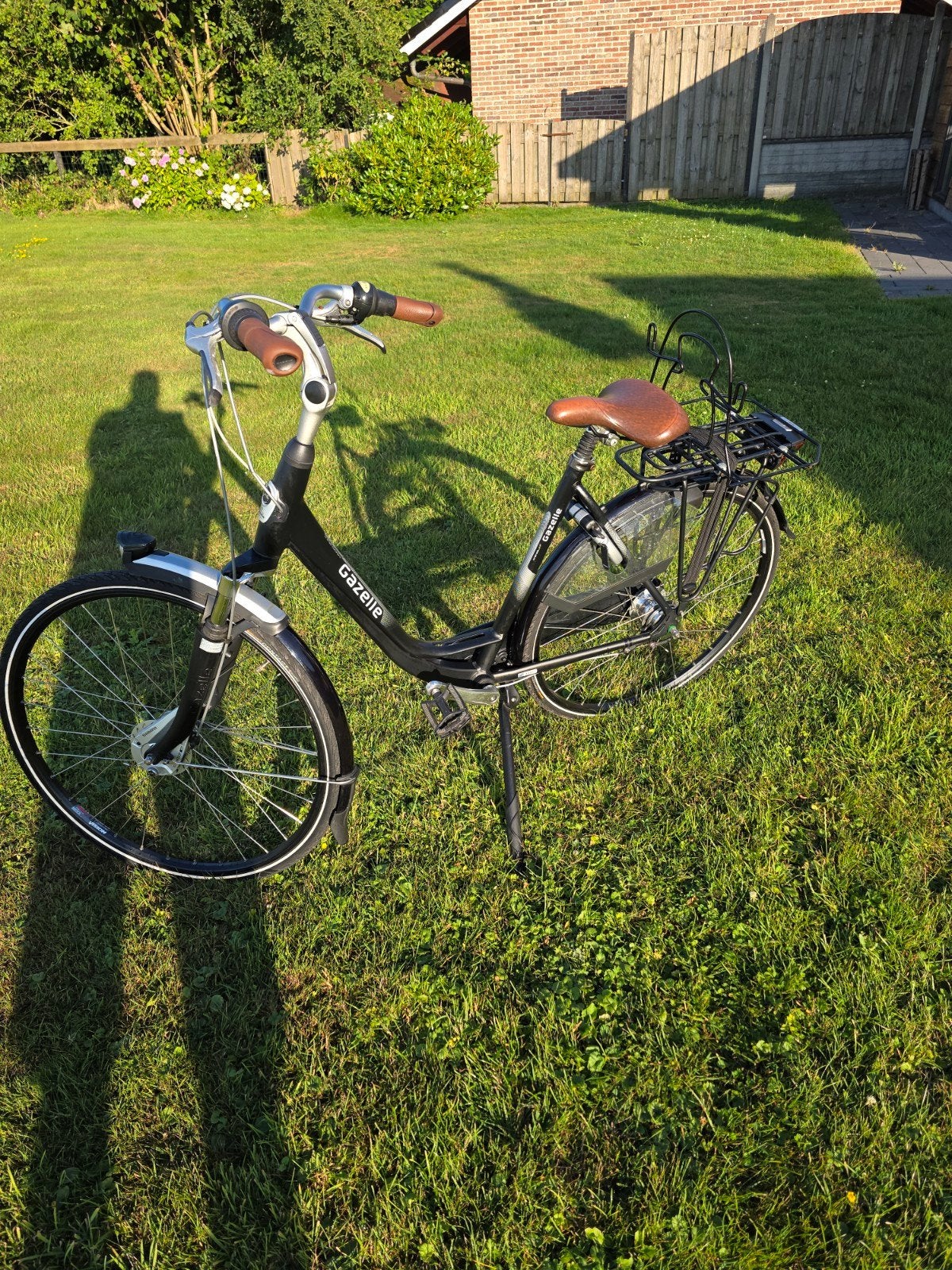 gazelle orange c7 + in zeer nette staat mat zwart frame53, Ophalen, Versnellingen, Zo goed als nieuw, 50 tot 53 cm