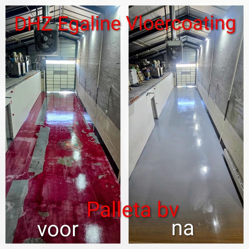 2k Epoxy GARAGEVLOER coating 160m2 - Betoncoating Betonverf