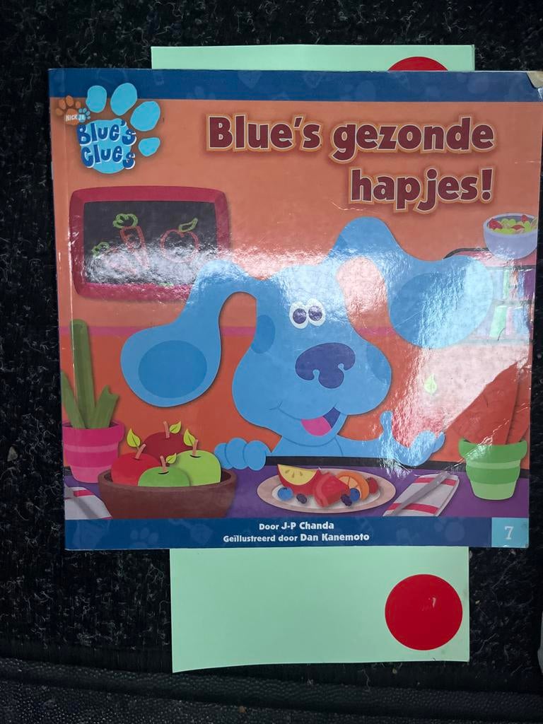 Blue's Gezonde Hapjes! - Leerzaam Kinderboek, Ophalen of Verzenden, Zo goed als nieuw, Fictie algemeen