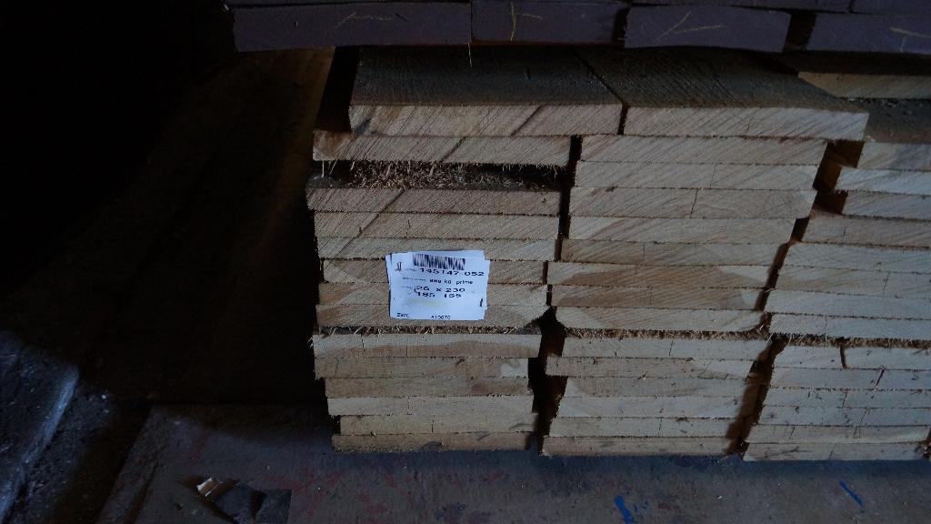 Eiken planken (gedroogd), Doe-het-zelf en Verbouw, Hout en Planken, Ophalen, 25 tot 50 mm, Eiken, Nieuw
