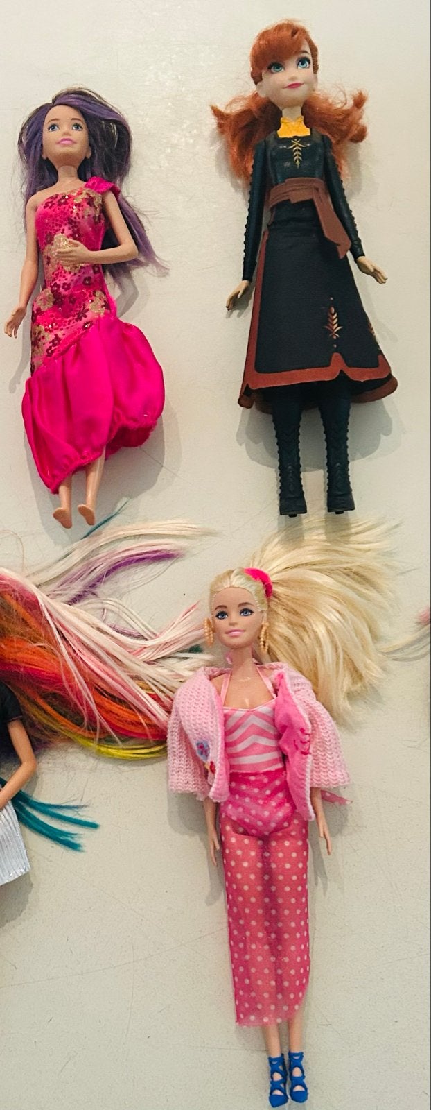 Diverse poppen: Barbie, Disney Anna en meer, Ophalen of Verzenden, Gebruikt, Barbie