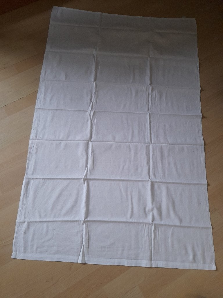 WIT LAKEN VOOR KINDERWAGEN OF WIEG, Ophalen of Verzenden, Zo goed als nieuw, Lakentje