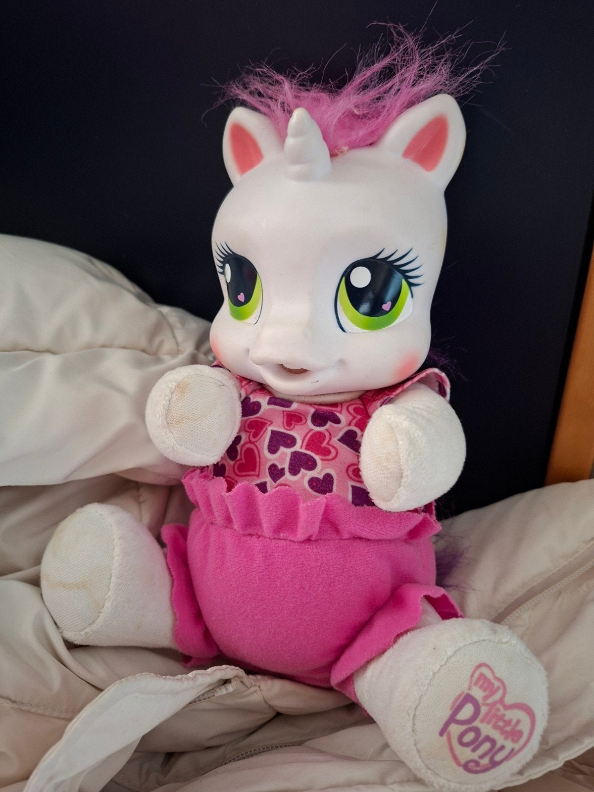 My Little Pony knuffel met geluid (werkt niet), Paard, Gebruikt, Overige merken, Met geluid