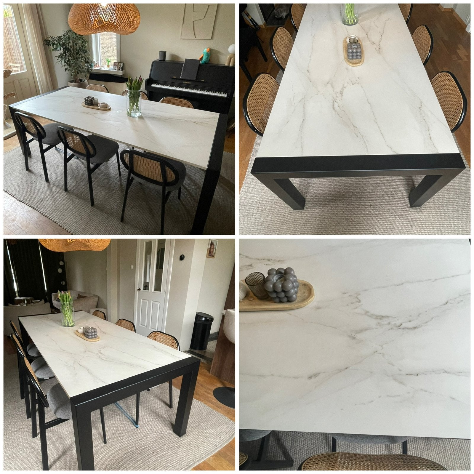 Zen Lifestyle tafel 590,- 2.36x,1m Composieten blad, Huis en Inrichting, Tafels | Eettafels, Ophalen, 200 cm of meer, 50 tot 100 cm
