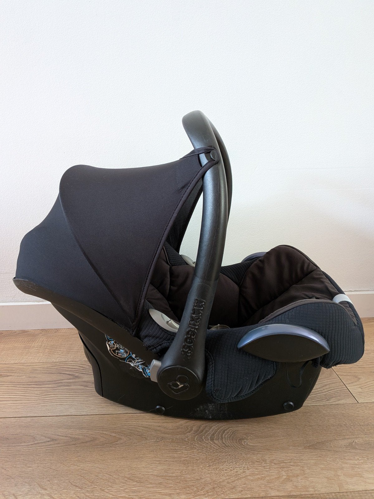 Maxi-Cosi met 2 FamilyFix bases en 2 spiegeltjes, Ophalen, Gebruikt, Isofix, 0 t/m 13 kg