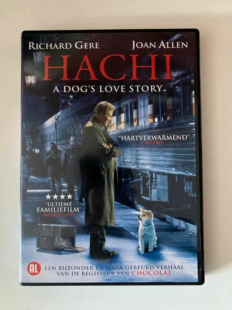 Hachi: A Dog's Love Story - DVD (Richard Gere), Alle leeftijden, Ophalen of Verzenden, Gebruikt, Waargebeurd drama