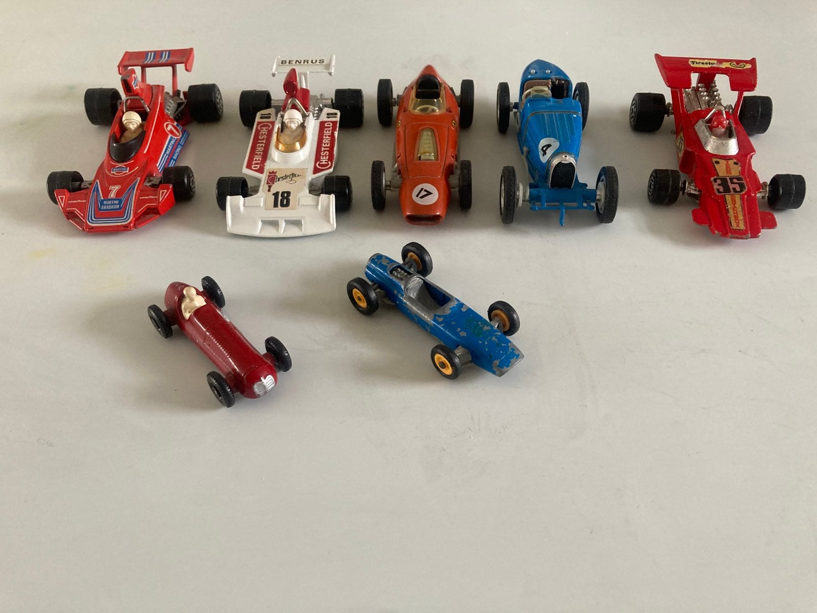 7 x matchbox Formule 1, Ophalen of Verzenden, Gebruikt, Formule 1