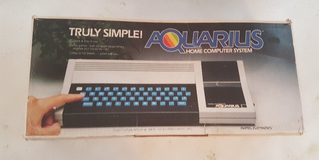Mattel Aquarius Home Computer System - zeer compleet in Doos, Computers en Software, Ophalen, Mattel