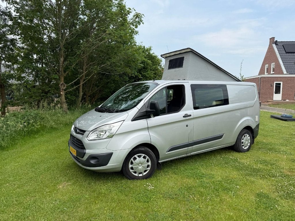 Te koop: Ford Transit Custom Camperbus >> 79.828 km<<, Caravans en Kamperen, Campers, Chemisch toilet, Buscamper of Camperbus