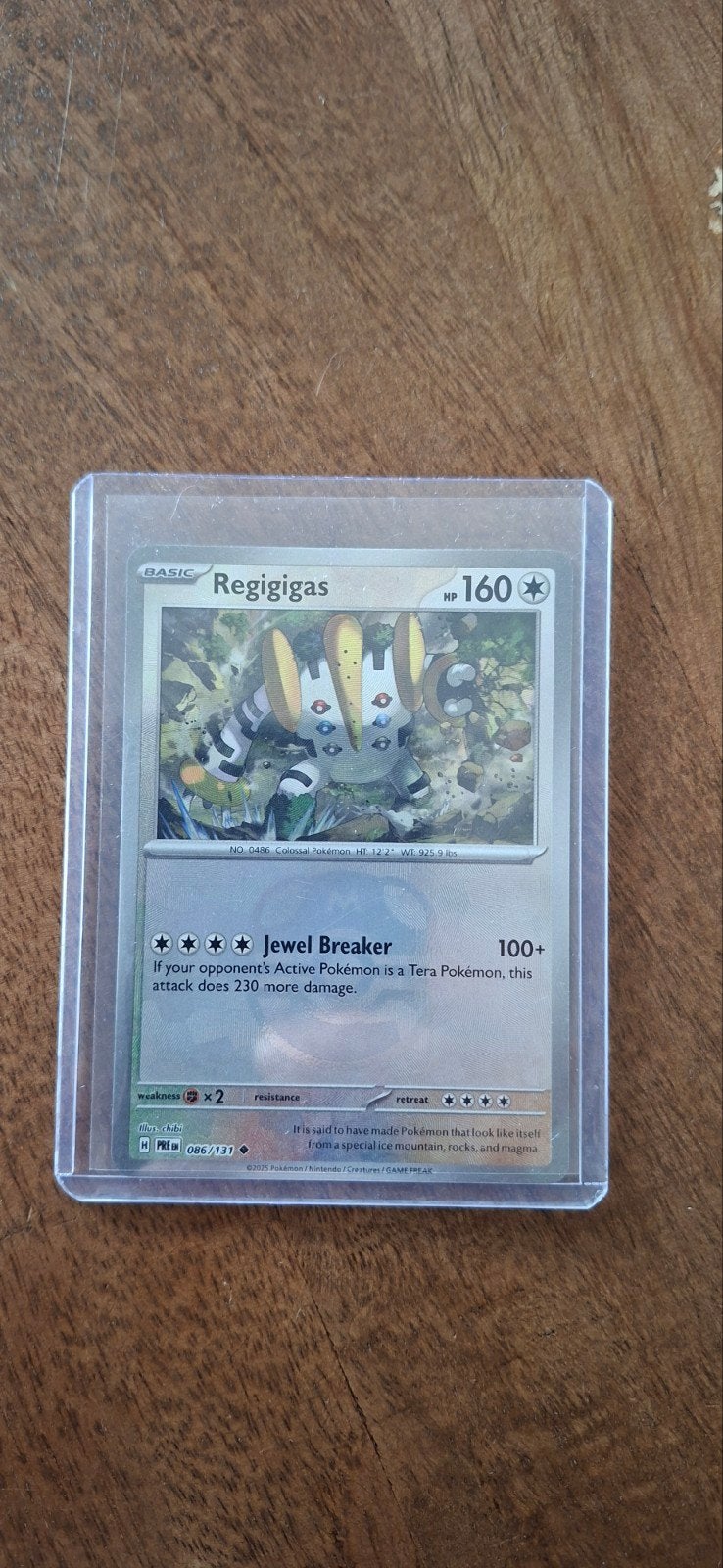 Pokémon TCG: Regigigas (086/111) - Masterball, Ophalen of Verzenden, Zo goed als nieuw, Losse kaart