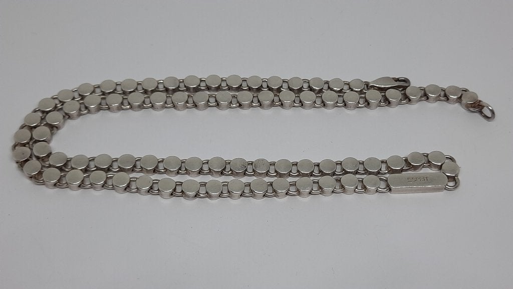 Esprit 925 Zilveren Ketting 36 gram, Sieraden, Tassen en Uiterlijk, Ophalen of Verzenden, Gebruikt, Zilver, Zilver