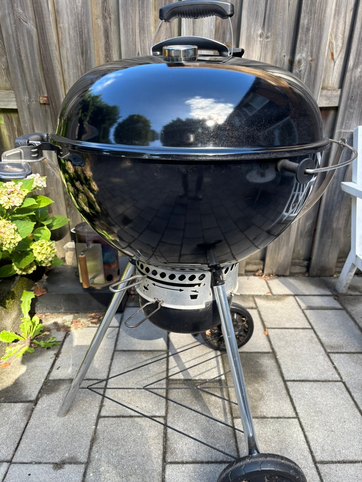 Weber Master Touch GBS E-5750 57 cm Zwart, Tuin en Terras, Houtskoolbarbecues, Ophalen, Zo goed als nieuw
