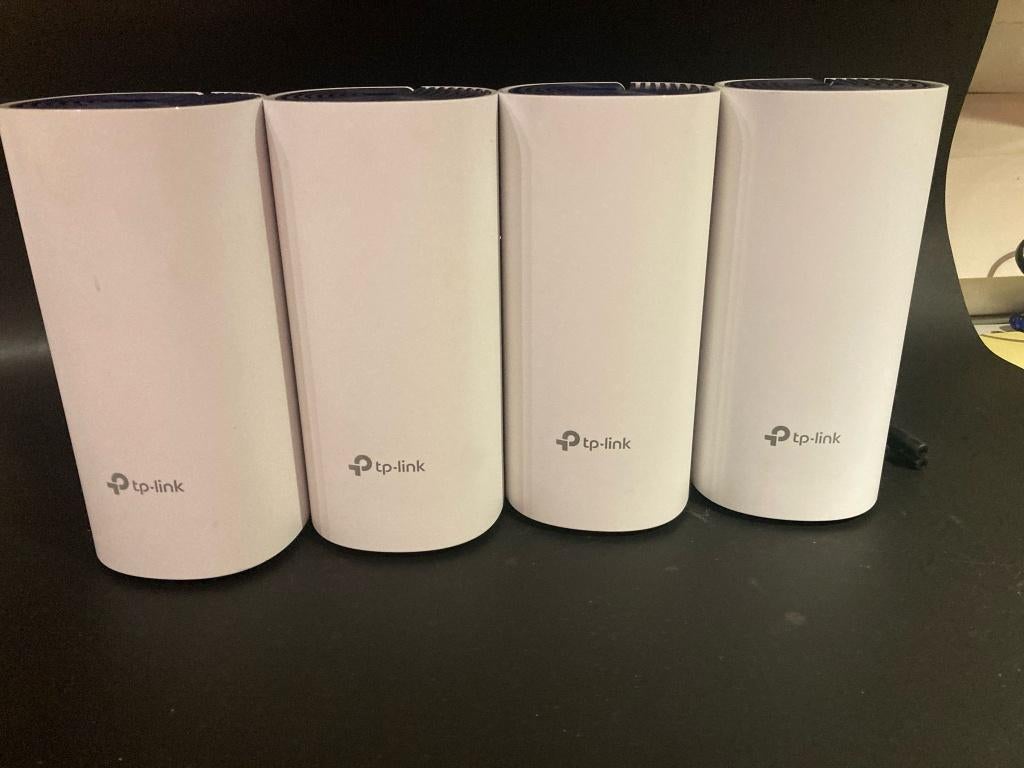 Wifi versterkers Deco P9 4 stuks, Computers en Software, WiFi-versterkers, Ophalen of Verzenden, Zo goed als nieuw, TP Link Deco