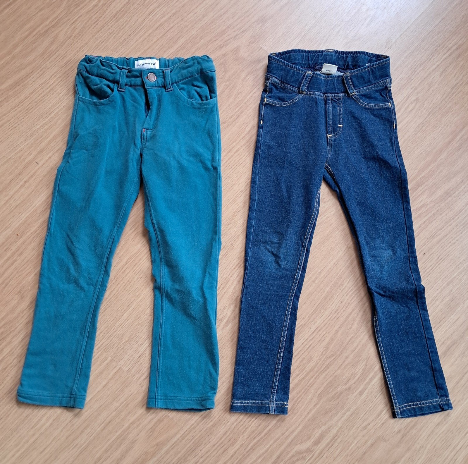 Maxomorra broeken (2 stuks) maat 110/116, Broek, Gebruikt, Jongen of Meisje, Ophalen of Verzenden