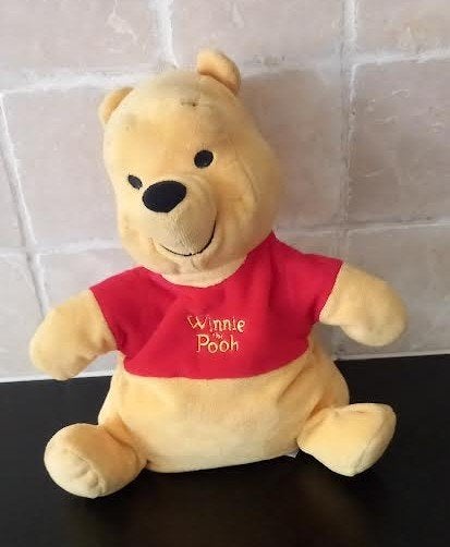Handpop Winnie the Pooh 25 cm, Verzenden, Winnie de Poeh of vrienden, Zo goed als nieuw, Beeldje of Figuurtje