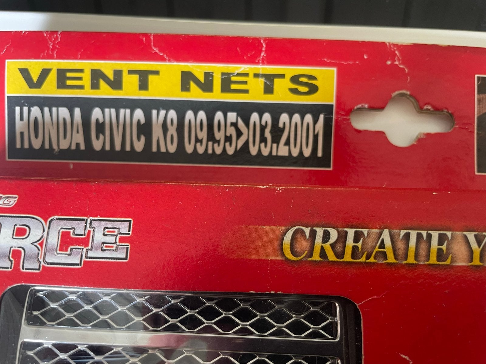 Chroom Dashboard Styling Honda Civic K8 (95-   01) Vent Nets, Auto-onderdelen, Ophalen of Verzenden, Nieuw, Honda