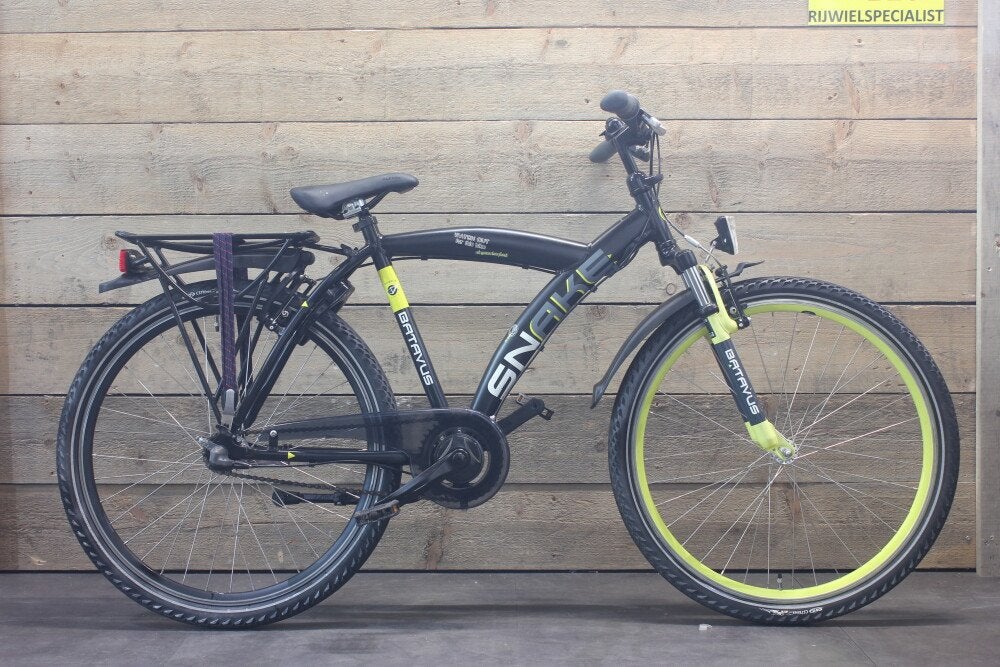 26 inch Batavus Snake jongensfiets 3v zwart + 3 mnd garantie, Niet ingevuld, Gebruikt, Niet ingevuld, Niet ingevuld