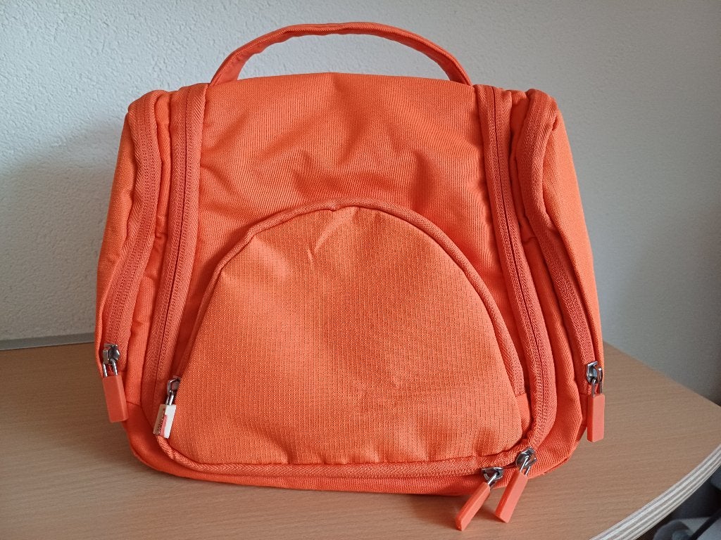 Dames/heren Toilettas  , Ophalen of Verzenden, Zo goed als nieuw, Oranje, Heer of Dame