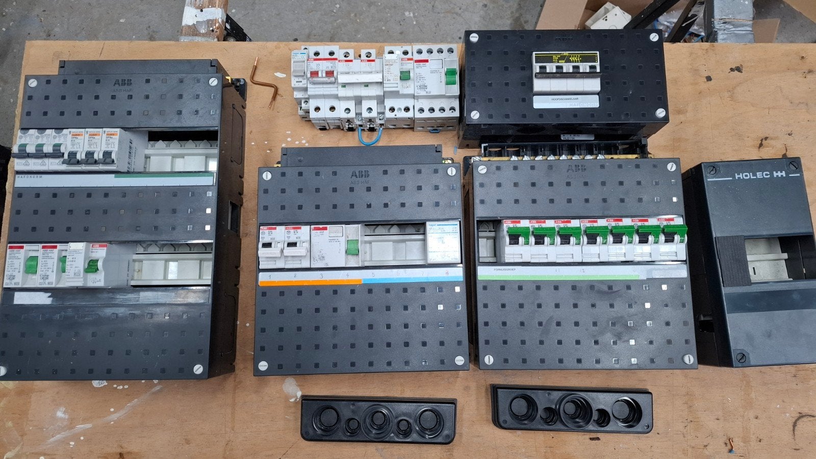 ABB HAF Groepenkasten met diverse componenten, Ophalen of Verzenden, Gebruikt, ABB, Groepenkast