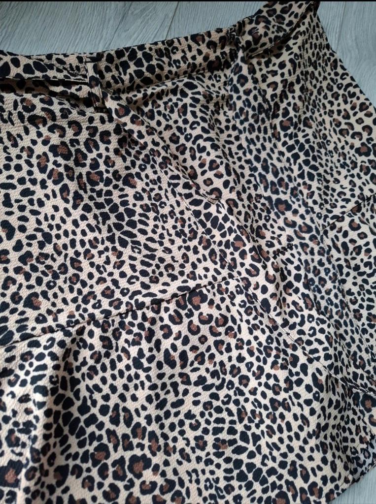 Holland House Fashion broek rok panter print maat S, Maat 38/40 (M), Bruin, Ophalen of Verzenden, Zo goed als nieuw