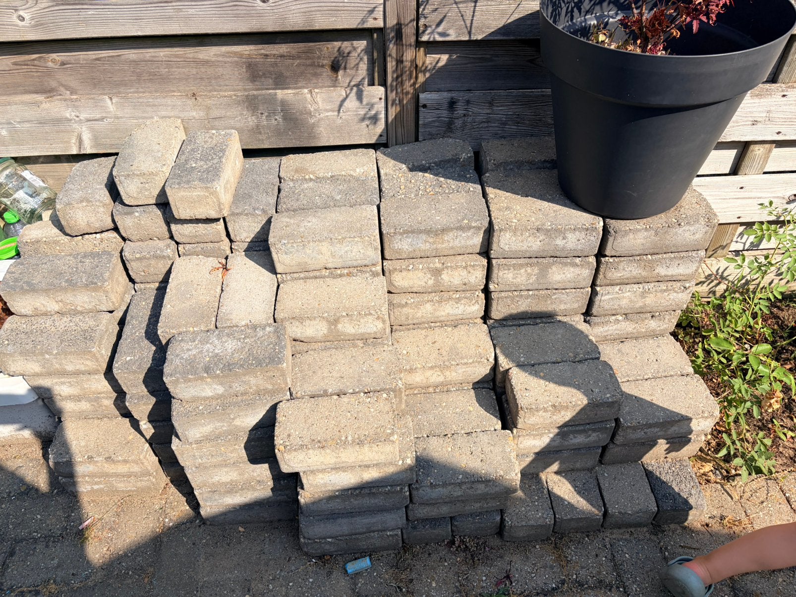 GRATIS KLINKERS, Ophalen, Zo goed als nieuw, Beton, Klinkers