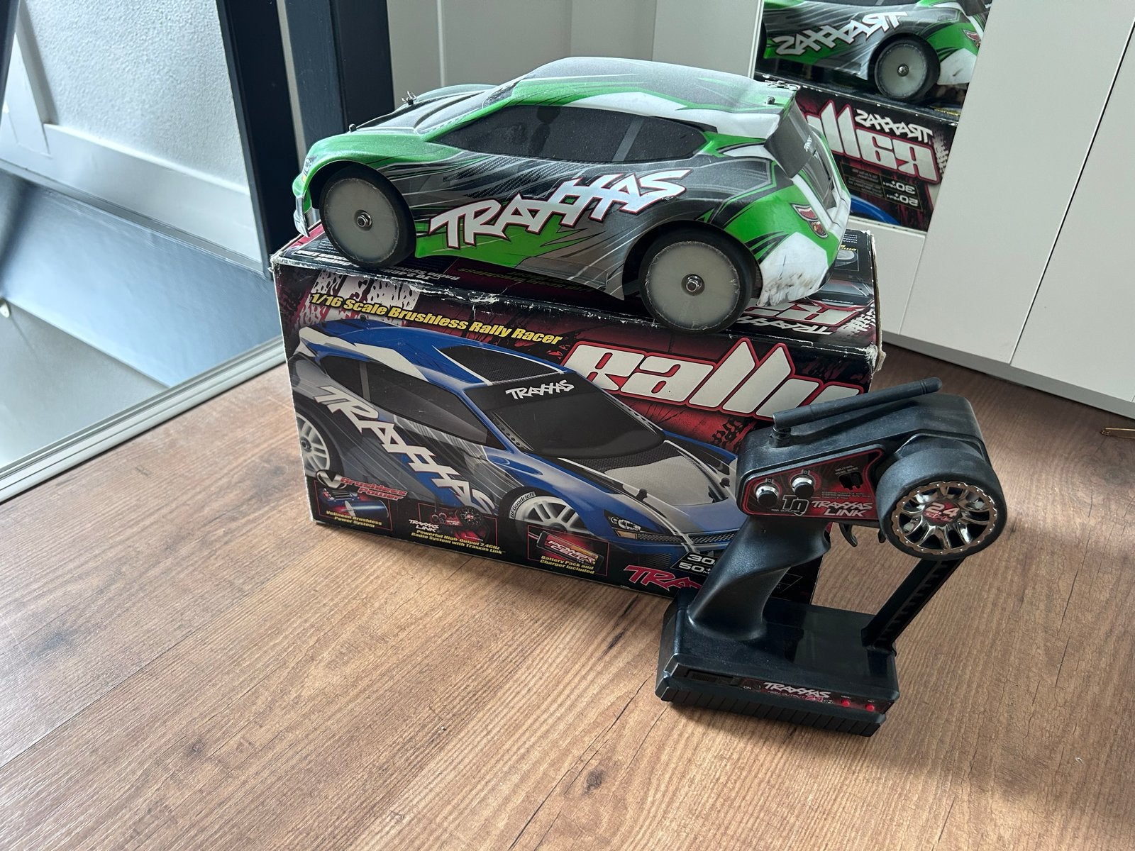 Traxxas 1/16 Schaal Brushless Rally Racer RC Auto, Elektro, Gebruikt, Ophalen of Verzenden, RTR (Ready to Run)