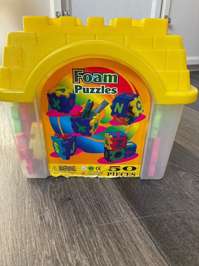 Foam puzzels, Ophalen of Verzenden, 10 tot 50 stukjes, Zo goed als nieuw, 4 tot 6 jaar