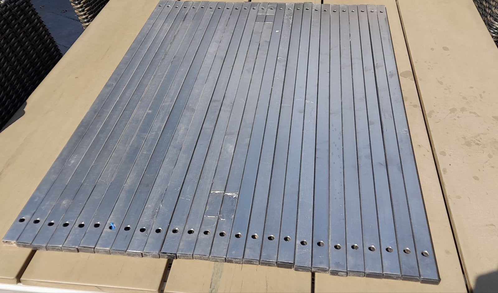 RVS kokerprofiel 25x10x1,5mm 1 meter, Doe-het-zelf en Verbouw, Metalen, Ophalen, Overige metalen