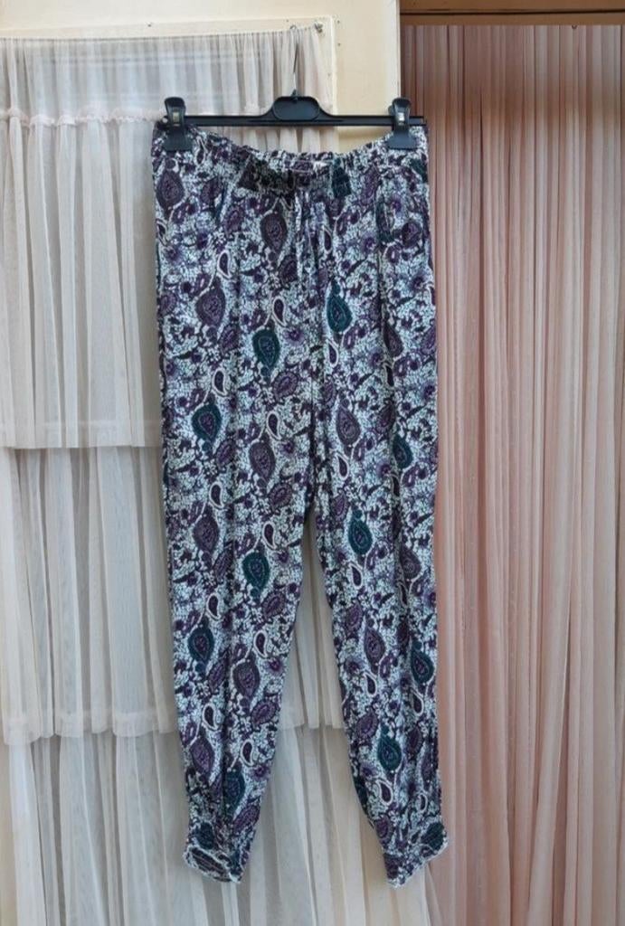 Miss83 leuke hippie ibiza broek harembroek S M L, Kleding | Dames, Broeken en Pantalons, Maat 38/40 (M), Ophalen of Verzenden