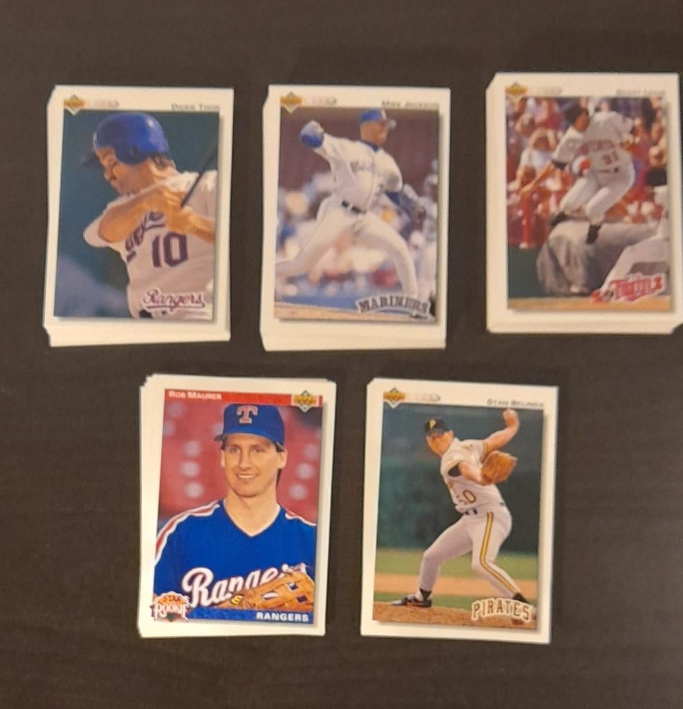 Upper Deck 1992 - 160 baseball plaatjes, Ophalen of Verzenden, Zo goed als nieuw, Meerdere plaatjes